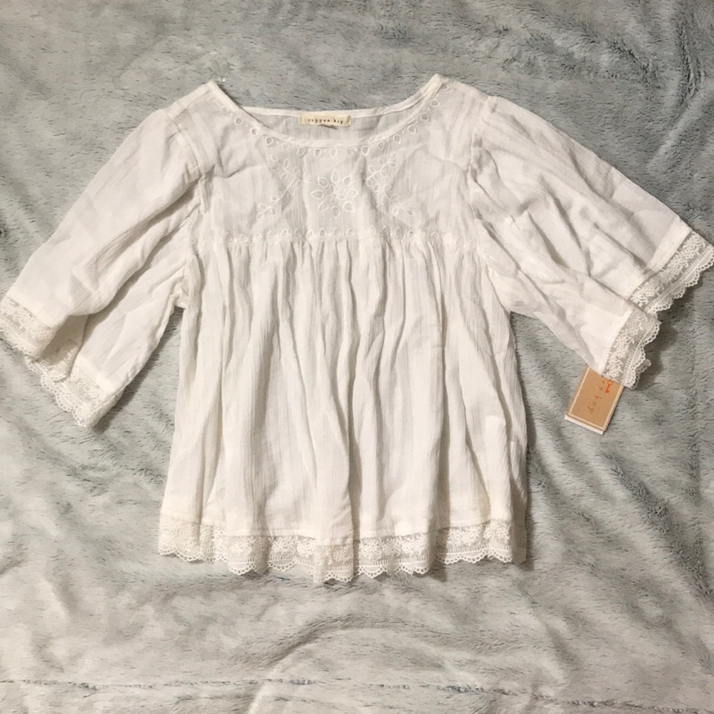 Copper Key white shirt